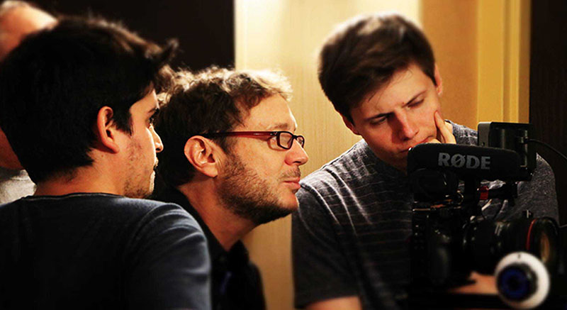 DP Chris Narrie, Jeff & Camera Op Misha Latyshev Check Playback While Shooting  Fame-ish