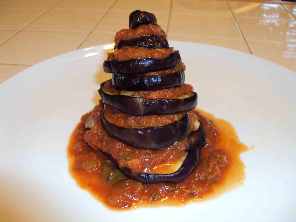 Food Eggplant-Marinara