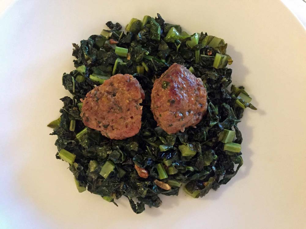 Food Meatballs-&-Kale
