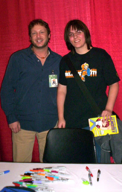 18-year old Erica Mendez meeting Jeff Nimoy at ACEN in 2006